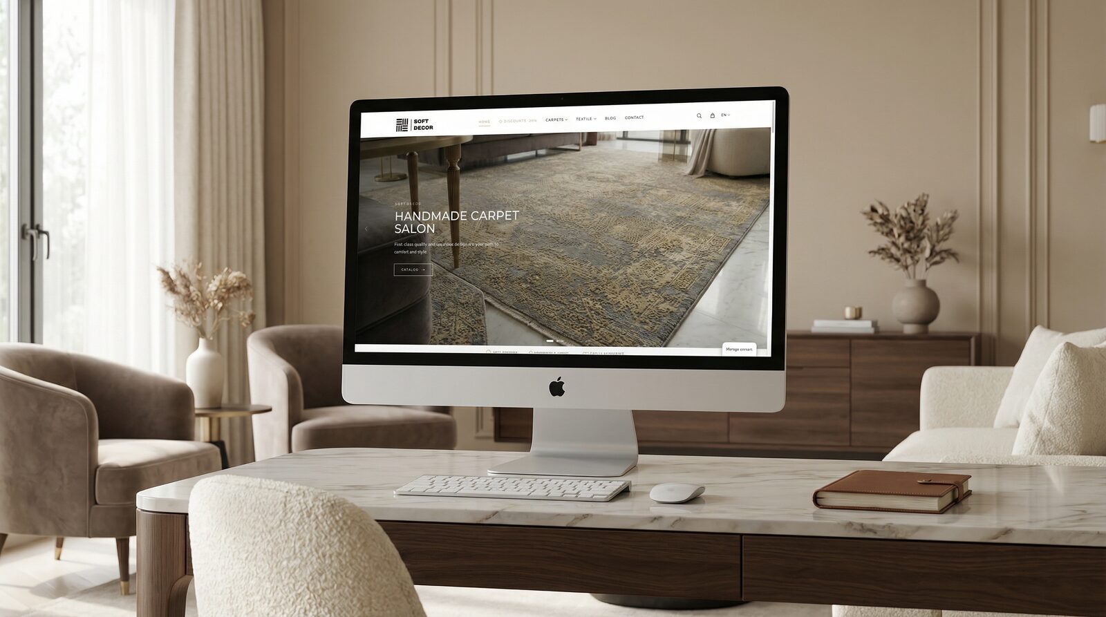 SoftDecor.ee — premium handmade rugs and home textiles e-shop