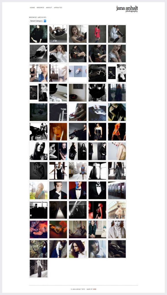 Wormeline gallery page screenshot