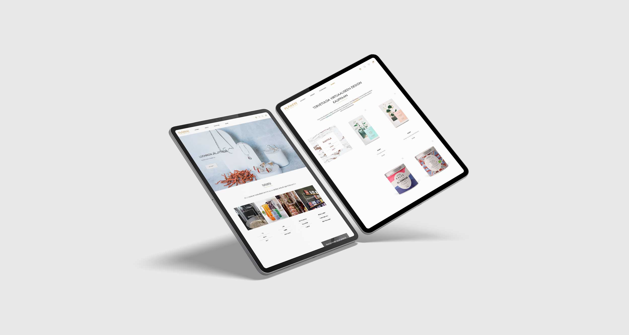 Flâneri's eco-friendly online store designed by iWeb