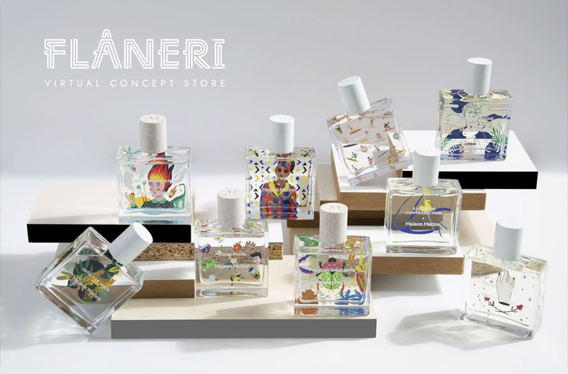 High-quality products showcased on Flâneri's website by iWeb