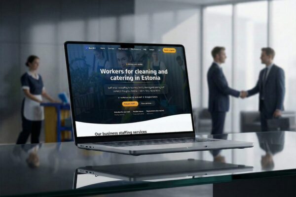 Recruit24.ee — staff rental service website, professional portfolio thumbnail